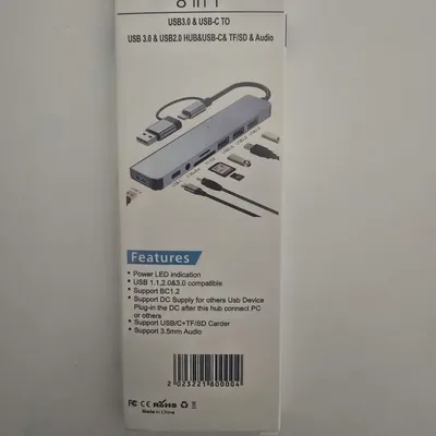 Hub Multifonction USB 8 en 1